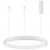 Biała Lampa Wisząca Okrąg JACA CCT LE43513 LUCES EXCLUSIVAS